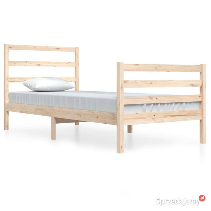 Rama łóżka lite drewno sosnowe 90x200 WM3104991 mazowieckie Warszawa