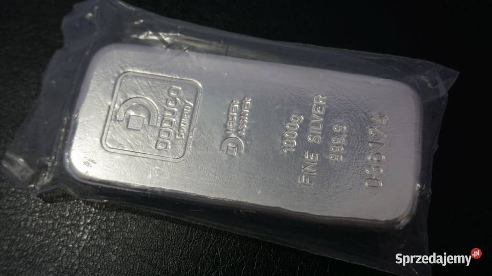 NOWA ORYGINALNA SZTABKA SREBRA 1 1000G Warszawa sprzedam