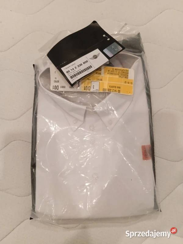 Koszula Męska BMW Mini Unikat UK Biała Długi