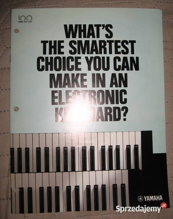 Yamaha Electronic Keyboards PSR90 PSR80 brochure Kępice