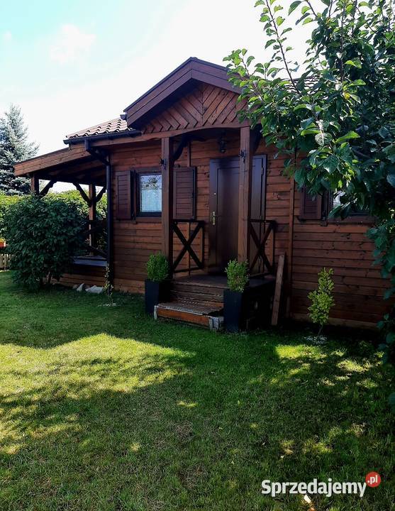 Domek letniskowy drewniany ocieplony wielkopolskie Czempiń