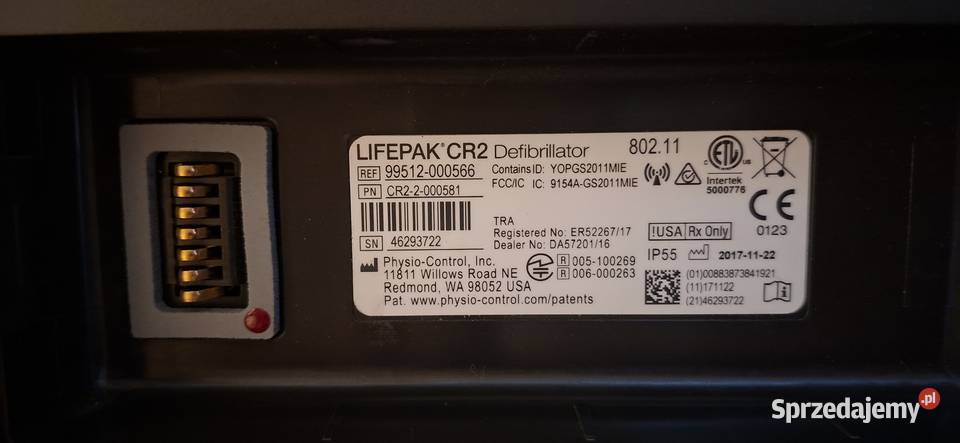 Defibrylator LIFEPAK CR2 Czytaj opis Zielona Góra