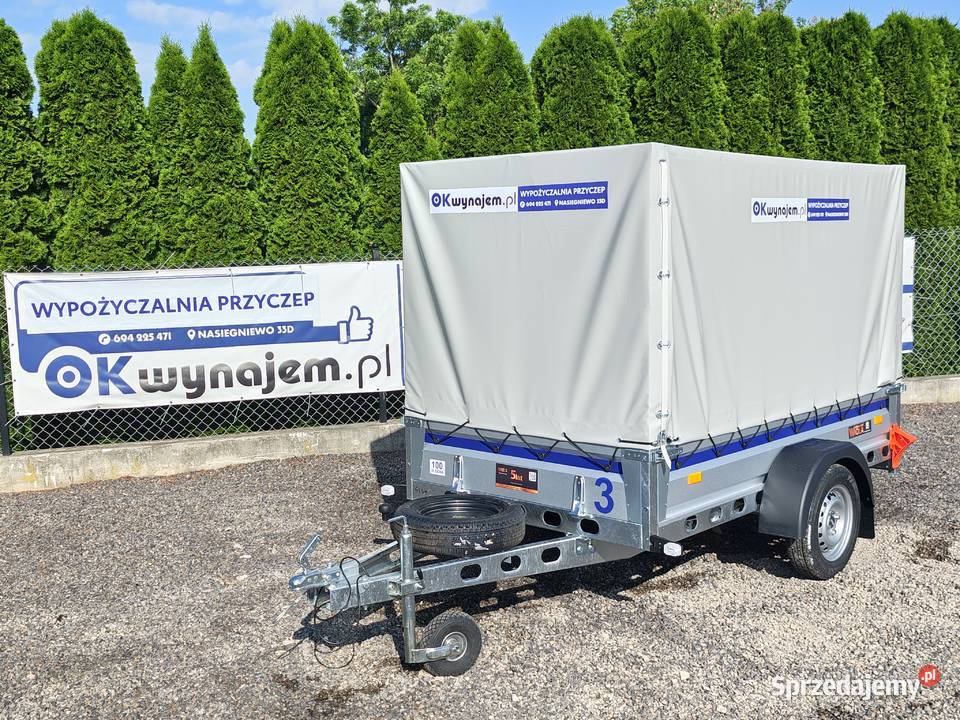 Wypożyczalnia Wynajem Przyczepa Plandeka WIOLA kujawsko-pomorskie Włocławek