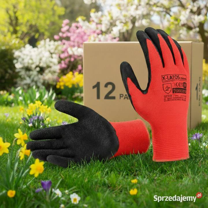 Rękawiczki Ogrodowe Rękawice do ogrodu 12 PAR 7 Rękawice i odzież sprzedam
