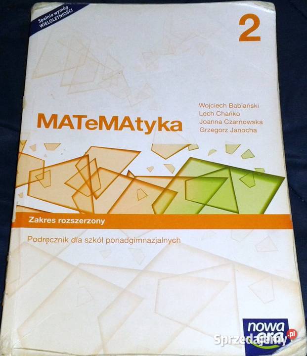 Matematyka 2 W Babiański L Chańko J Czarnowska