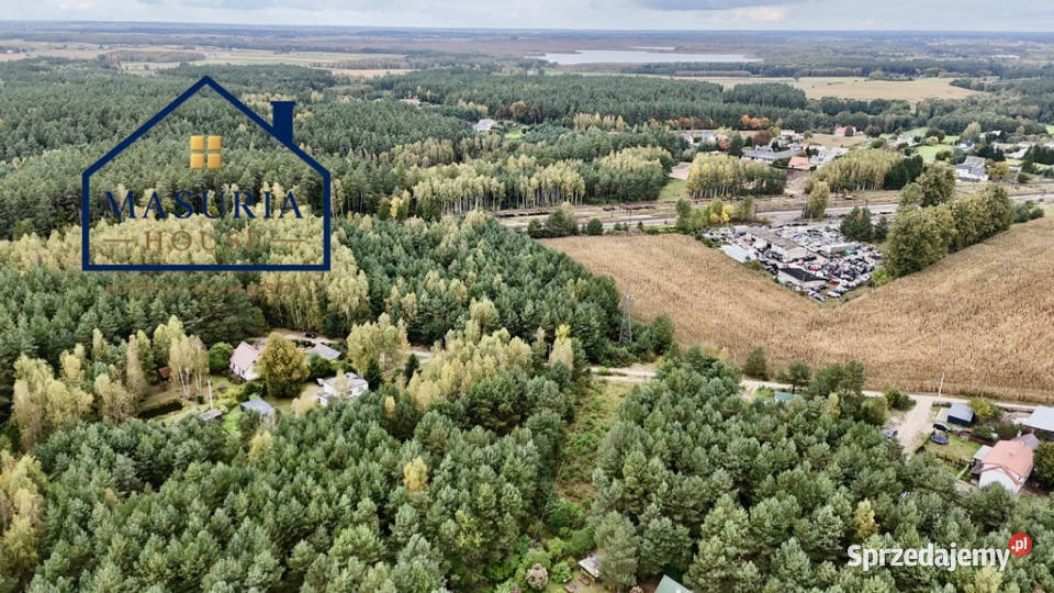 Działka Jamielnik asfalt warmińsko-mazurskie sprzedam