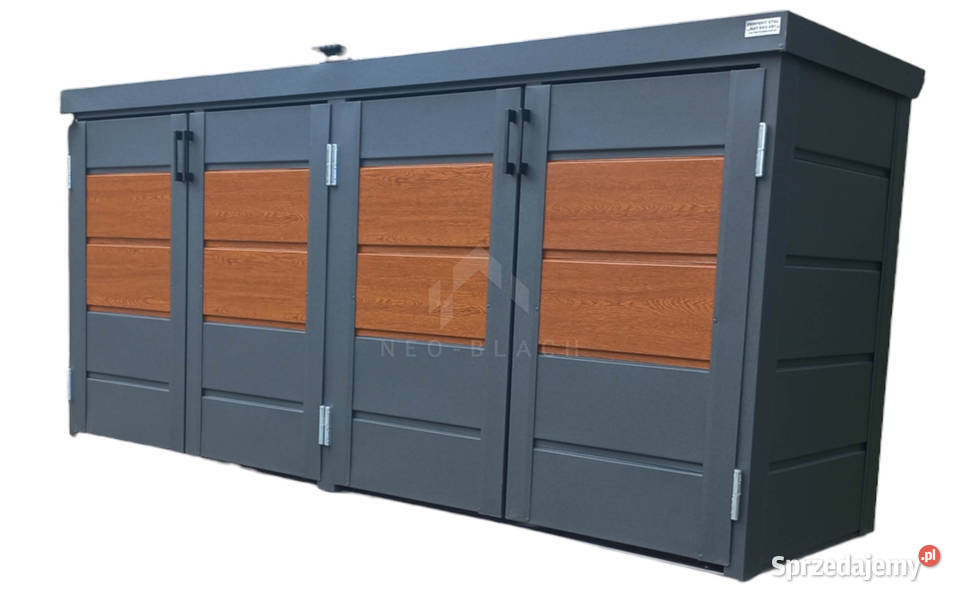 Zabudowa koszy na śmieci wiata śmietnikowa Nysa