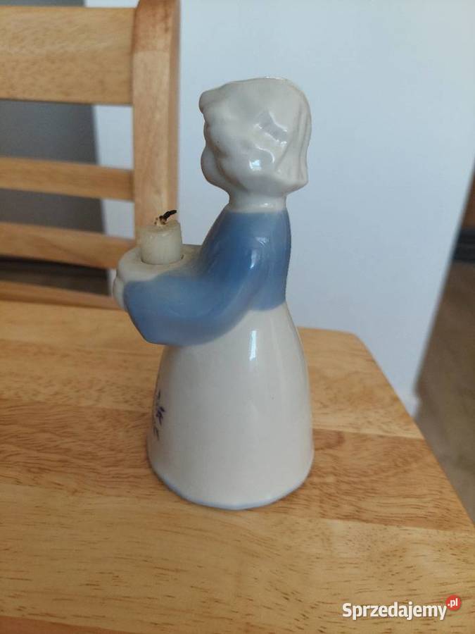 Porcelanowy świecznik Figurka Mirosławiec