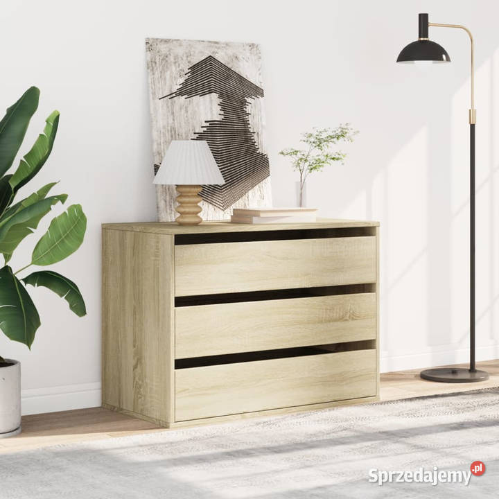 Komoda dąb sonoma 80x41x58 materiał Warszawa