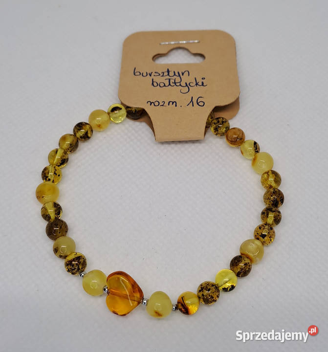 Bransoletka z bursztynu bursztyn bałtycki mazowieckie