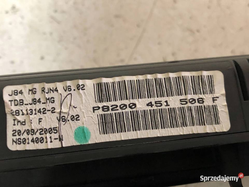 Renault Grand Scenic II 20 16v 135 Licznik osobowe Skarżysko-Kamienna