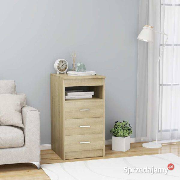 vidaXL Komoda dąb sonoma 40x50x76 SKU801808 mazowieckie Warszawa