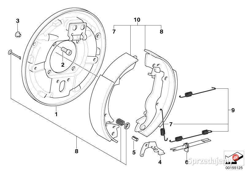 Łącznik prawy BMW 34211154382