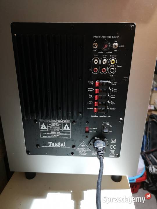 Subwoofer aktywny Teufel Concept E 5 głośników Słuchawki i głośniki Łódź sprzedam