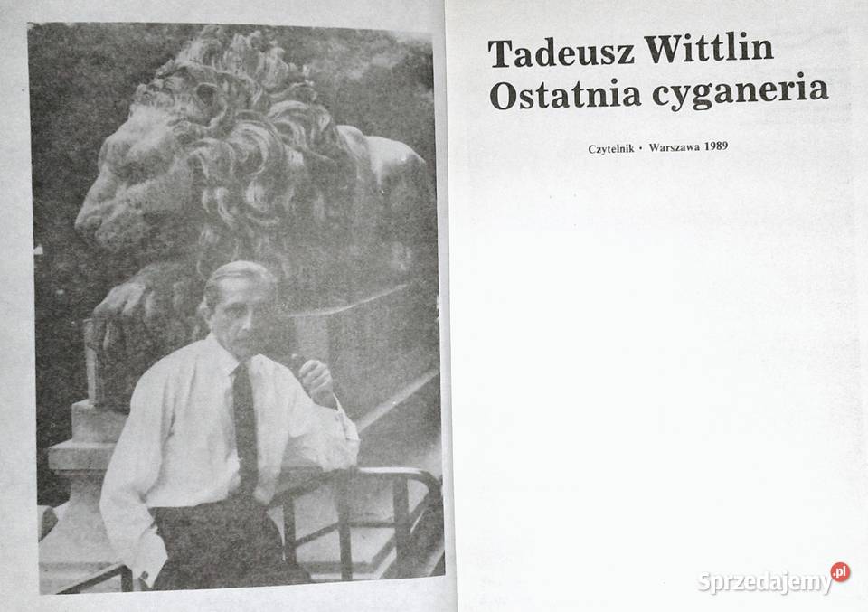 Ostatnia cyganeria Tadeusz Wittlin Pozostałe lubelskie Chełm
