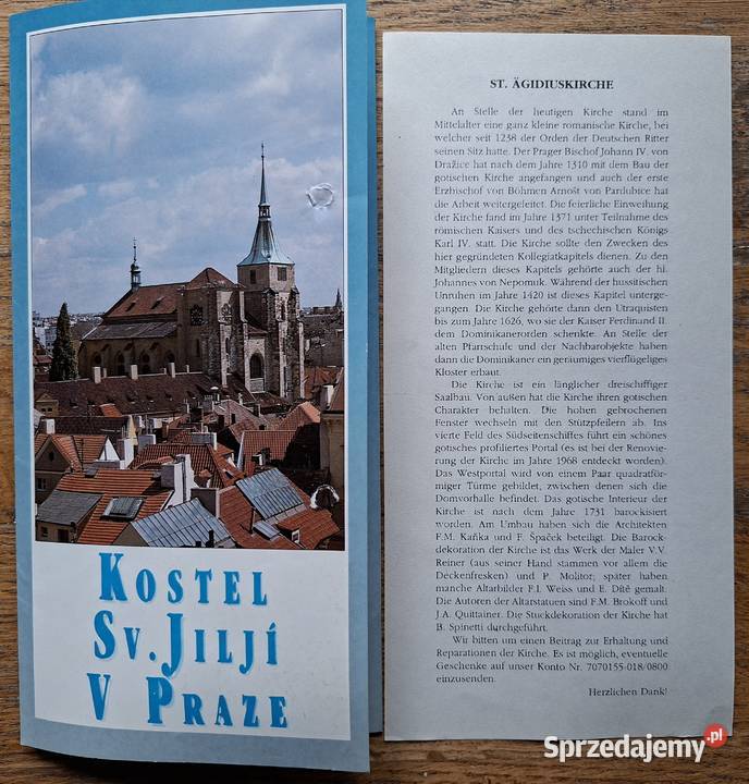 Plan miasta Praga Praha inf turystyczne 7 Kraków
