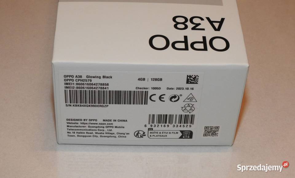 Smartfon OPPO A38 CPH2579 4128GB Glowing małopolskie Myślenice