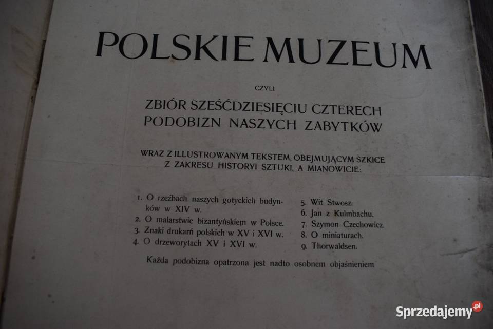 Polskie Muzeum FKopera JPagaczewski 1905 sprzedam