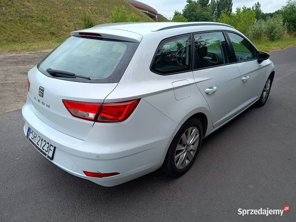 Seat Leon III 16 TDI 2018r wielkopolskie Środa Wielkopolska
