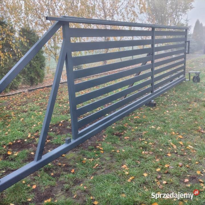Brama przesuwnawjazdowa palisada 4m nowa ocynk Nawra