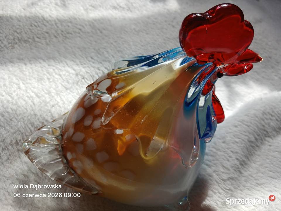 Duży kogut Murano Warszawa sprzedam