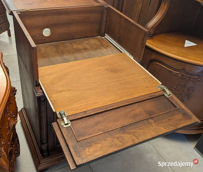 Piękna komodaszafka neorenesans ciemny Dąbrowa Górnicza
