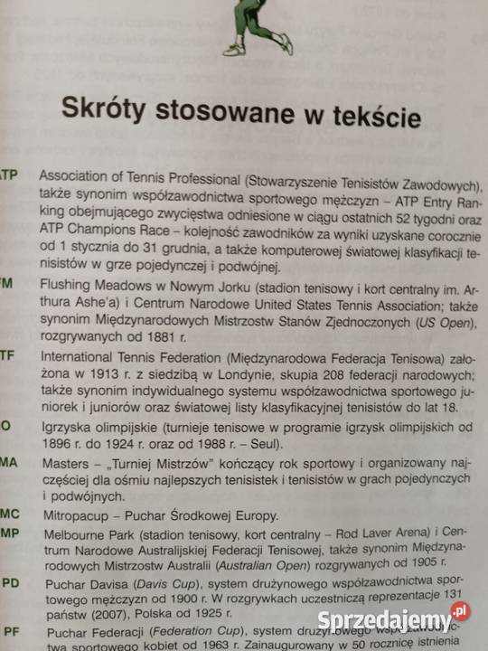 Tenis trening podręczniki używane książki