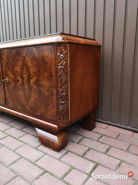 Komoda ARTDECO Orzech RTV Niska 127 Zgrabna