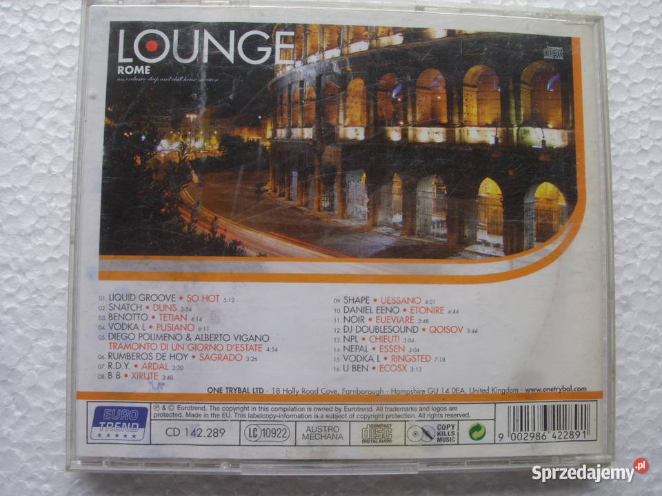 Skladanka CD LOUNGE ROME 2016 Wołów