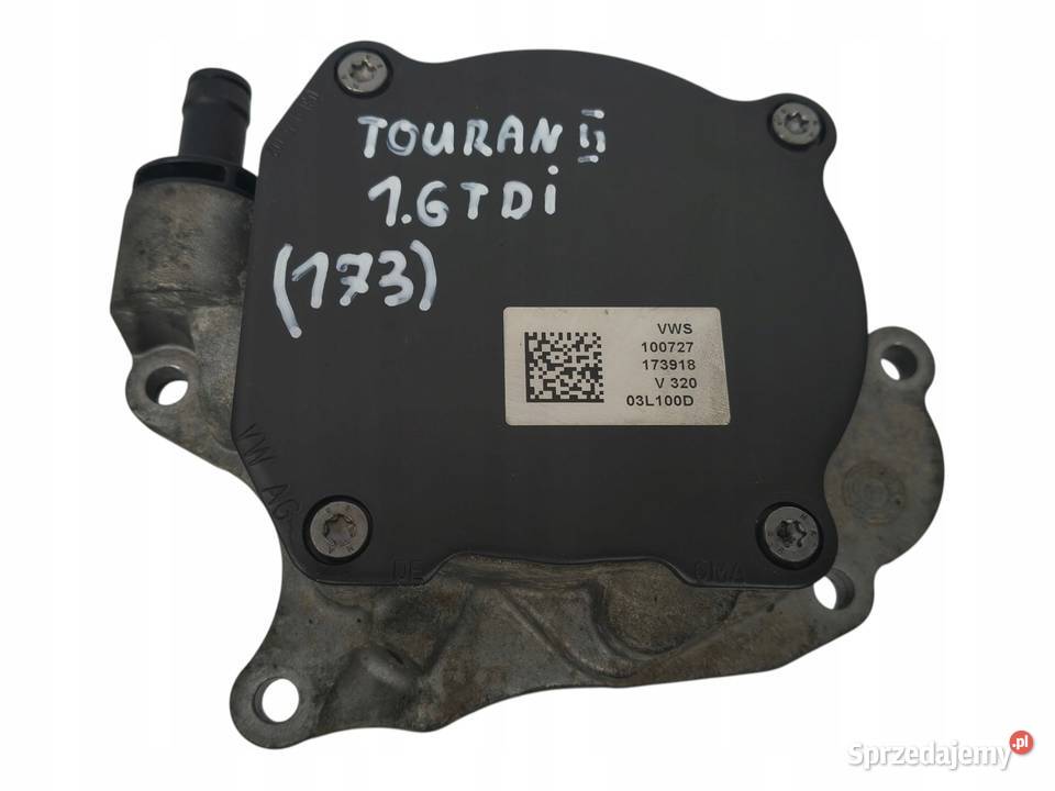 POMPA VACUM VW Golf VI Touran 16 TDI wakum osobowe lubelskie Chełm