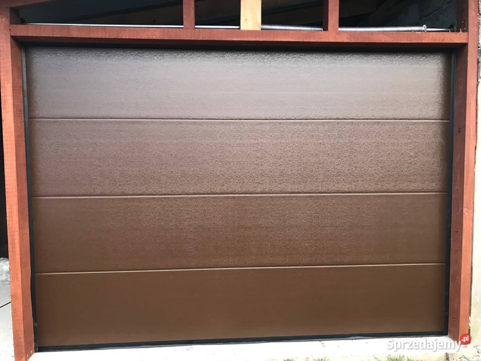 brama garażowa 3000mmx2500mm antracyt ocieplana Myślenice