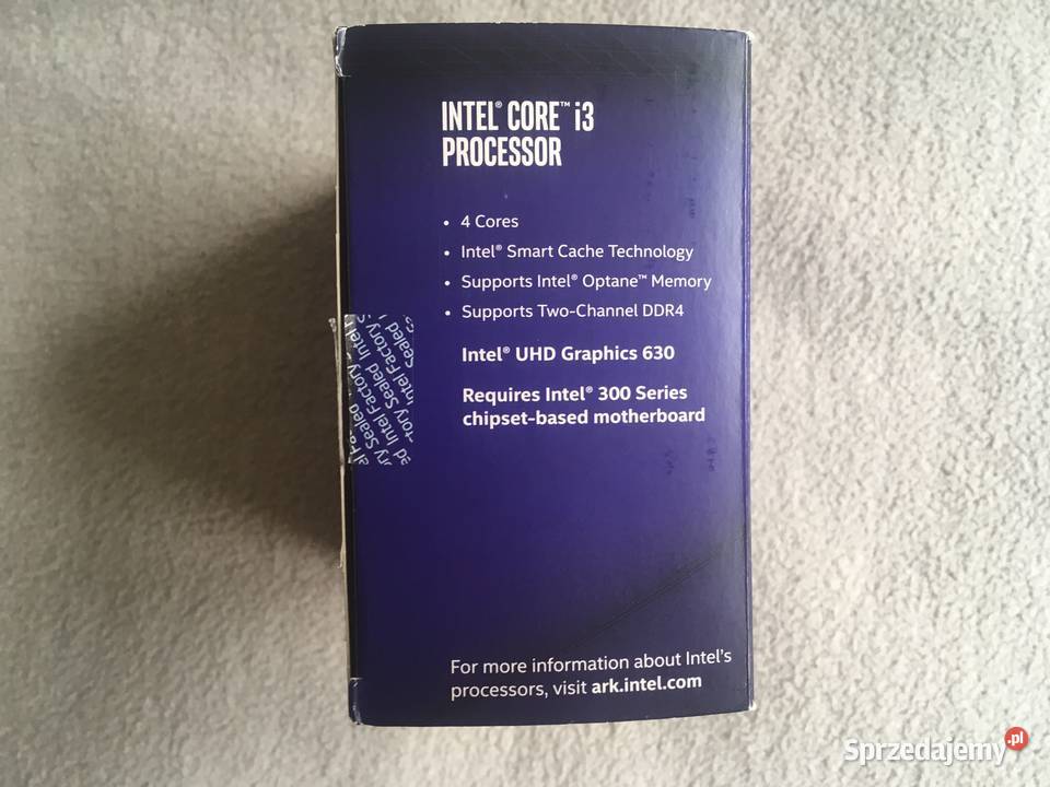 Procesor Intel Core I3 8100 36 GHz zachodniopomorskie Kołobrzeg