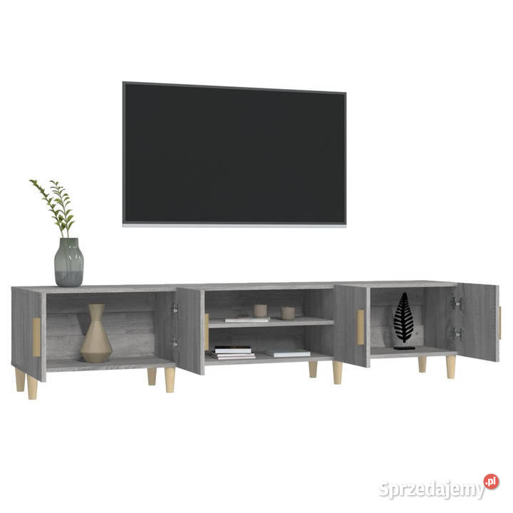 Szafka pod TV szary dąb sonoma 180x315x40