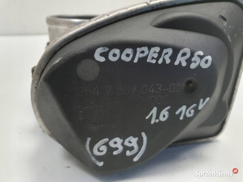 PRZEPUSTNICA Mini Cooper R50 R53 16 16V