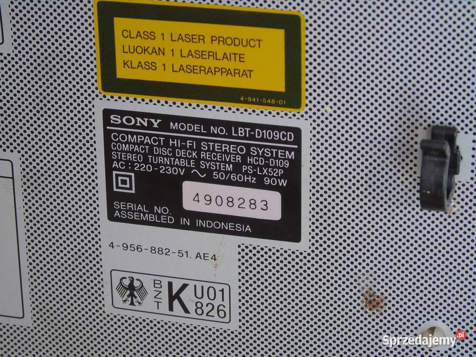 Wieża Sony LBTD109 mocna DOSTAWA Jasło