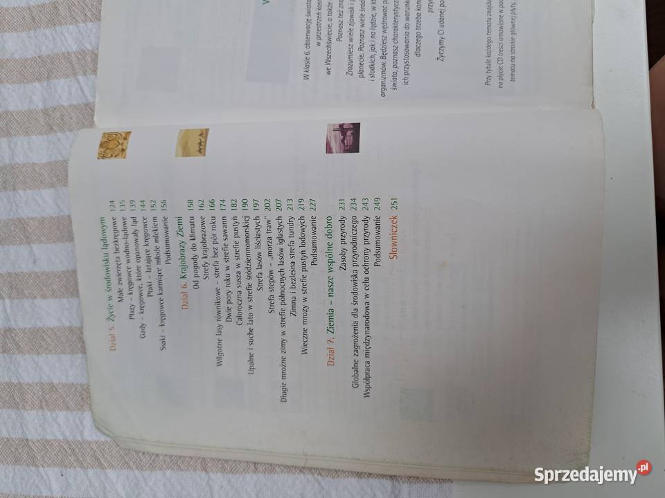 Tajemnice przyrody Podręcznik do klasy 6 Nowa Trąbki Wielkie sprzedam