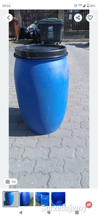 beczka plastikowa 120 litrów Białystok sprzedam