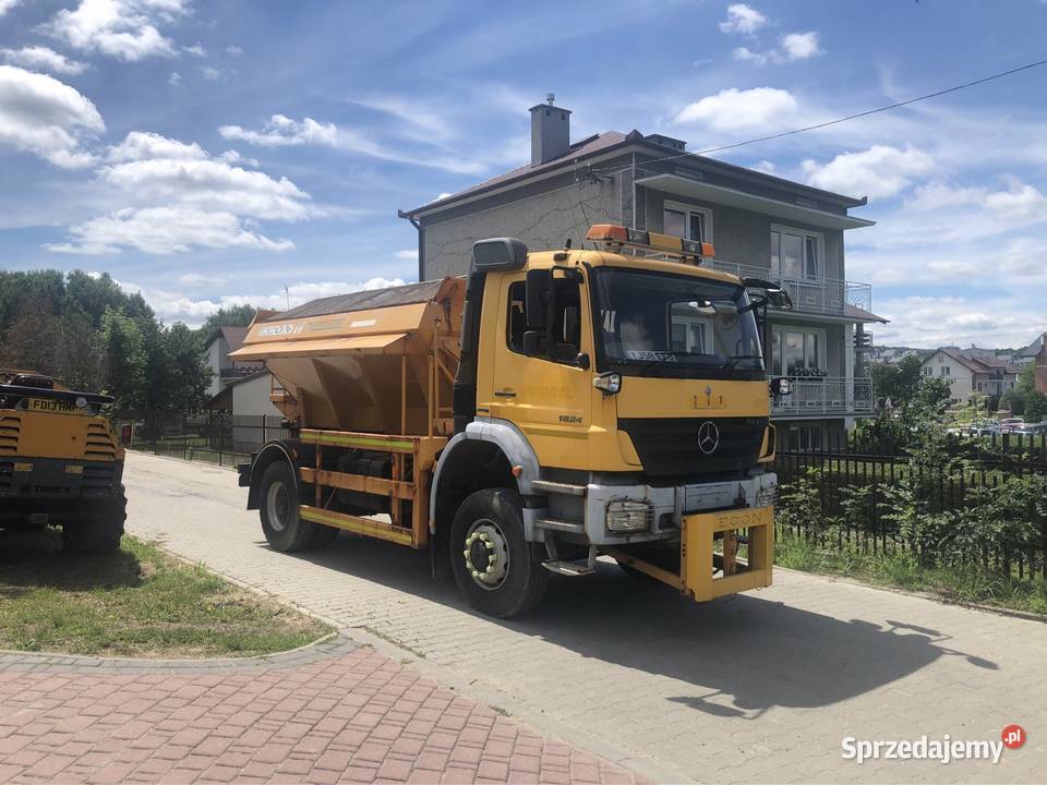 Mercedes Axor 1824 4x4 piaskarka solarka econ podkarpackie Ropczyce