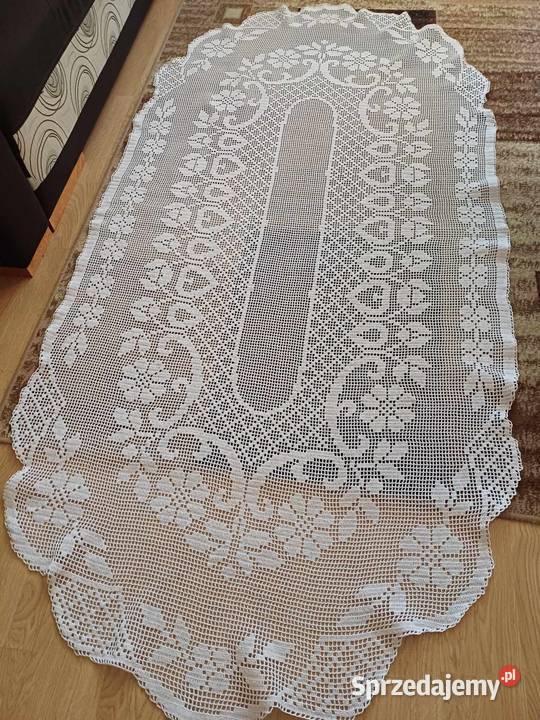 Obrus szydełkowy rękodzieło Częstochowa