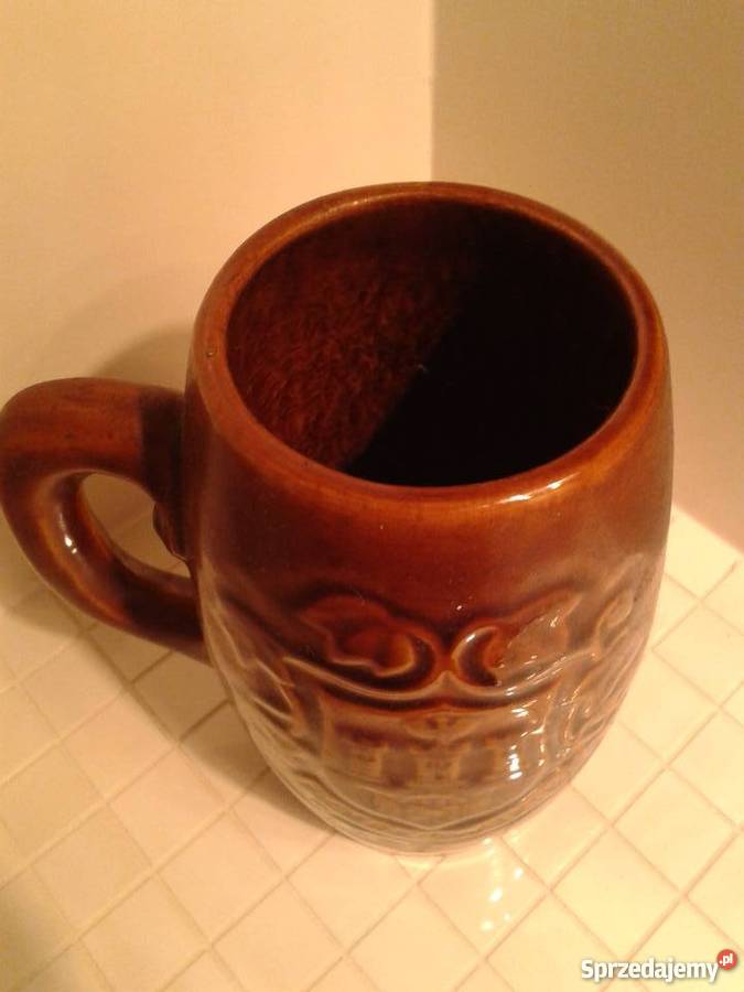 kufel pamiątkowy ceramika łódzkie