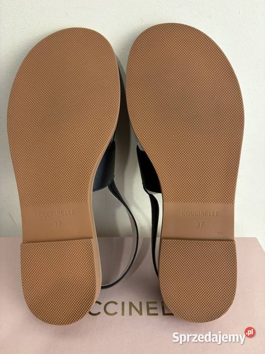 KlapkiSandały Coccinelle Black Beat Selleria czarny Warszawa sprzedam