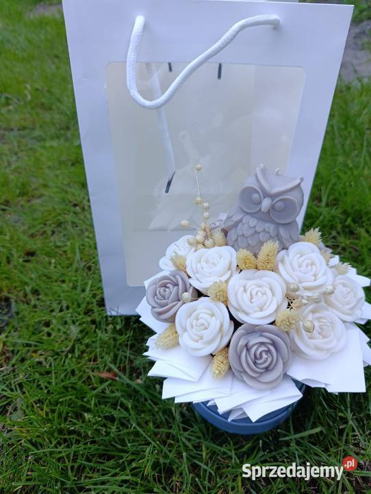 Flower box kwiatowy ze świec sojowych Łódź