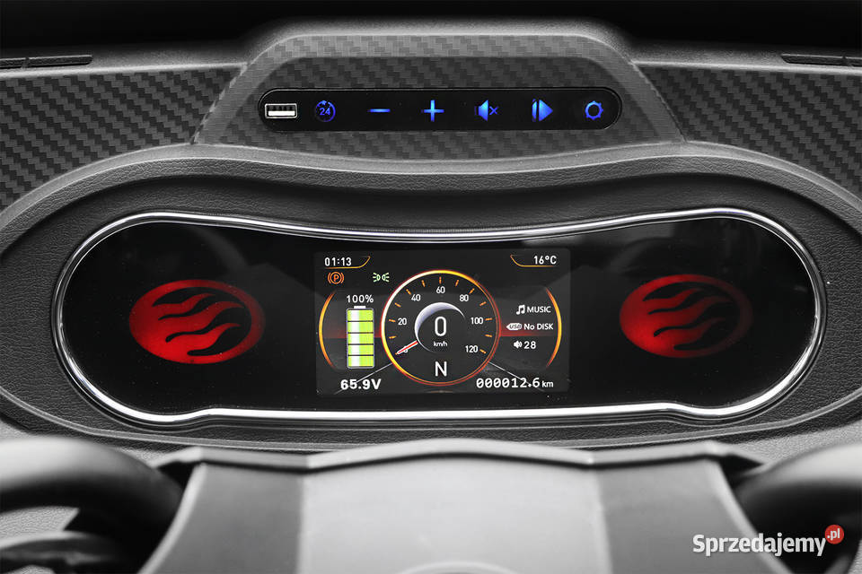 Samochód elektryczny z bateriami 60V 80Ah 45 h