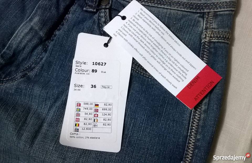 Ciemnnoniebieskie jeansy firmy GreenHouse Bez wzoru Moda i Styl mazowieckie Warszawa