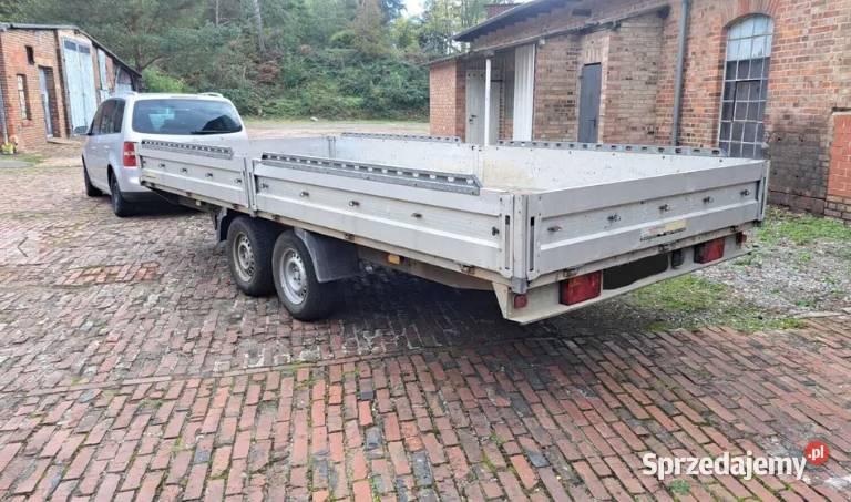 Laweta Przyczepa przyczepka 5m na 2 osie auta