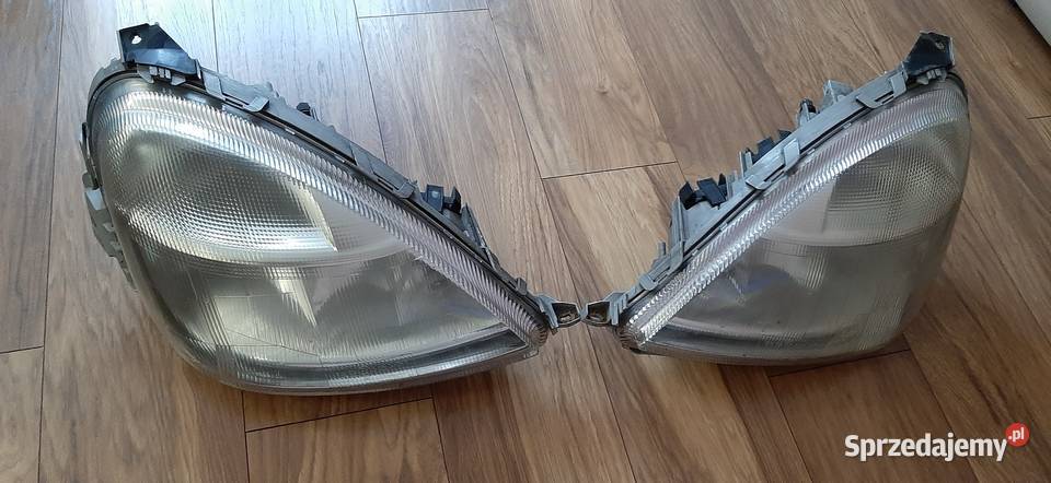 Lampy przednie Mercedes prawa lewa komplet dolnośląskie Chocianów