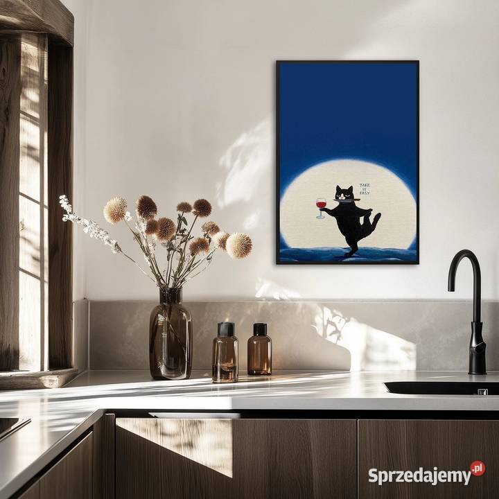 Plakat A4 Kocia równowaga