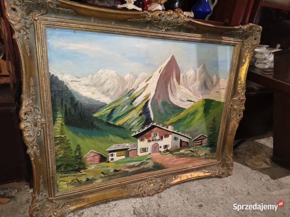 Obraz olejny na dykcie Chorzew