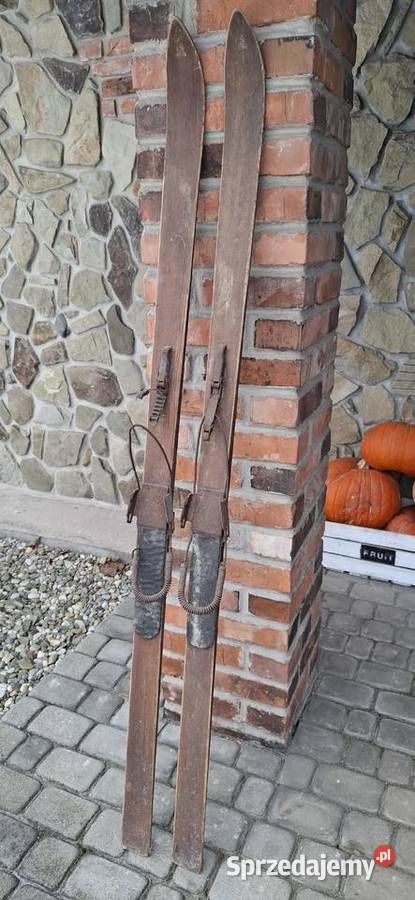 Stare drewniane Polskie narty Jastrzębie-Zdrój sprzedam