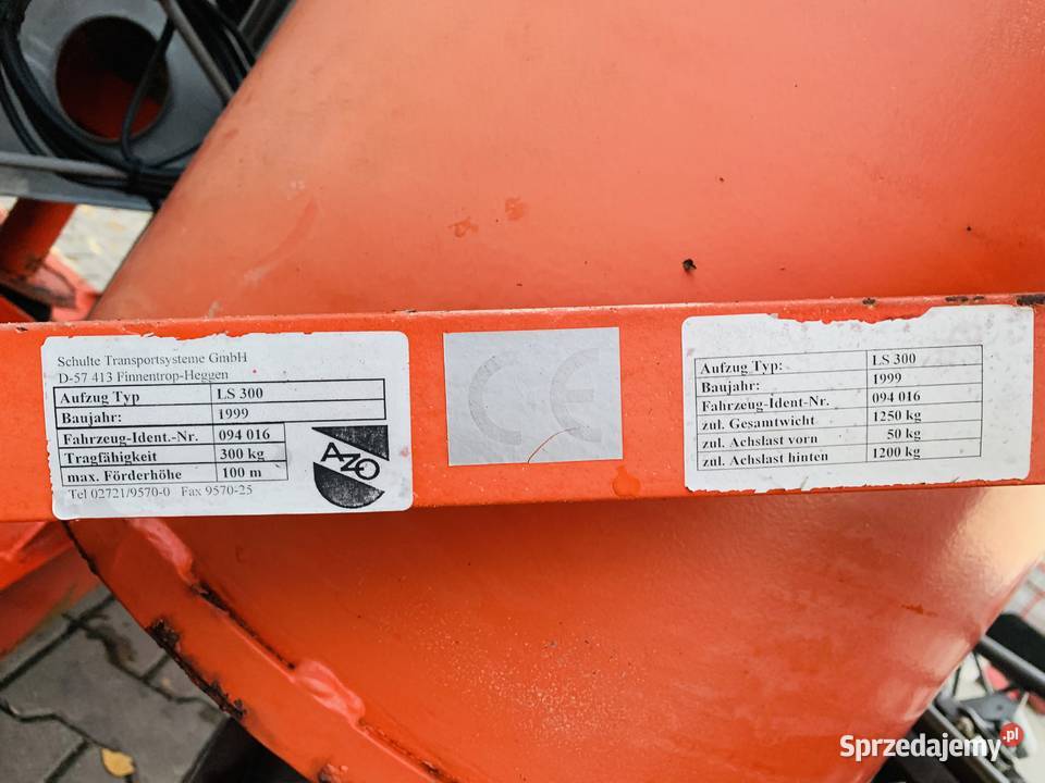 Winda budowlana ALOYS ZEPPENFELD AZO LS 300 wielkopolskie Poznań